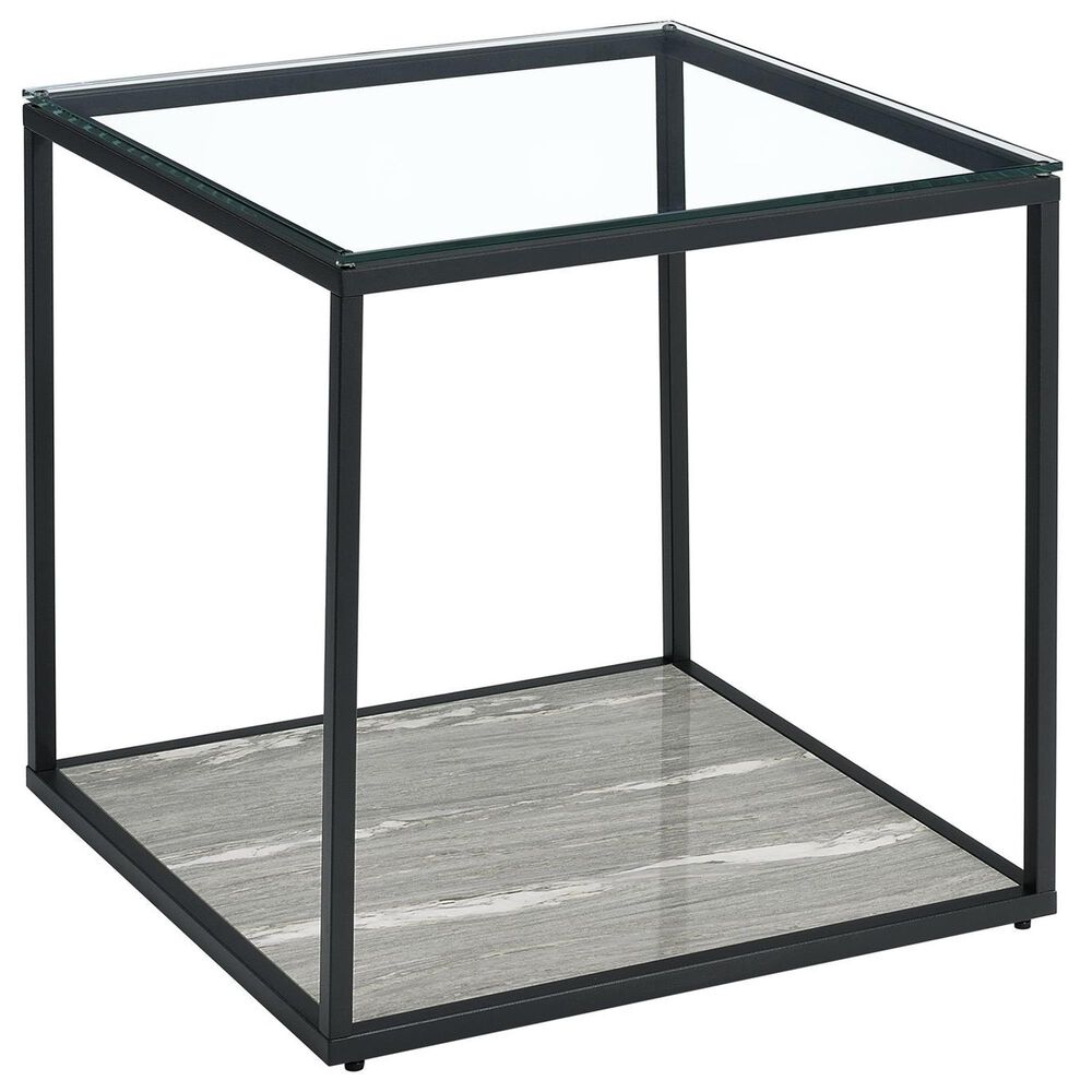 Mayberry Hill Yasmin End Table in Grey, , large