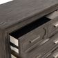 New Heritage Design Lisbon 5-Drawer Chest in Gray and White, , large