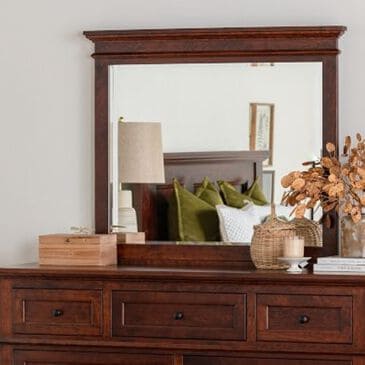 Fleming Furniture Co. Brentwood Dresser Mirror in Walnut, , large