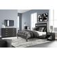 Ashley Finch 1-Drawer Nightstand in Matte Black, , large