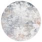 Safavieh Jasmine 5"3" Round Grey and Taupe Area Rug, , large
