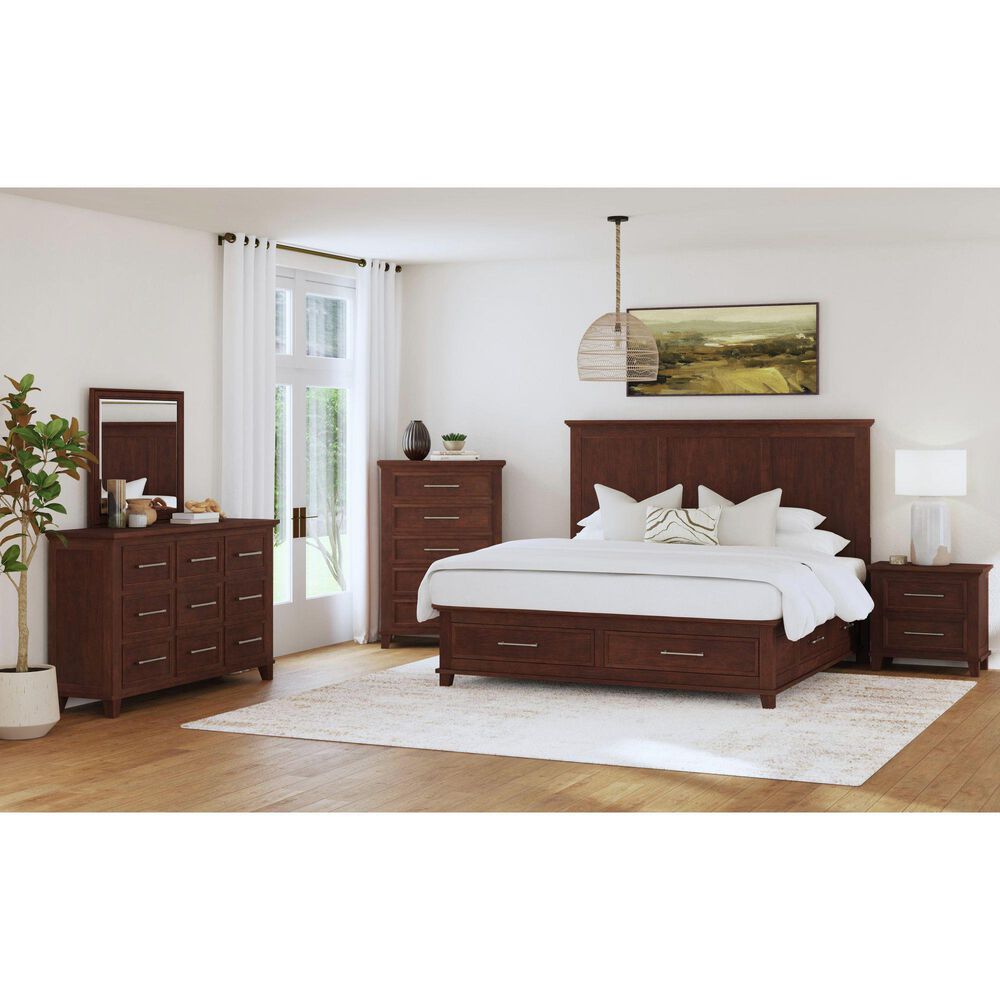 Mayberry Hill Canterbury 9-Drawer Dresser in Cherry, , large