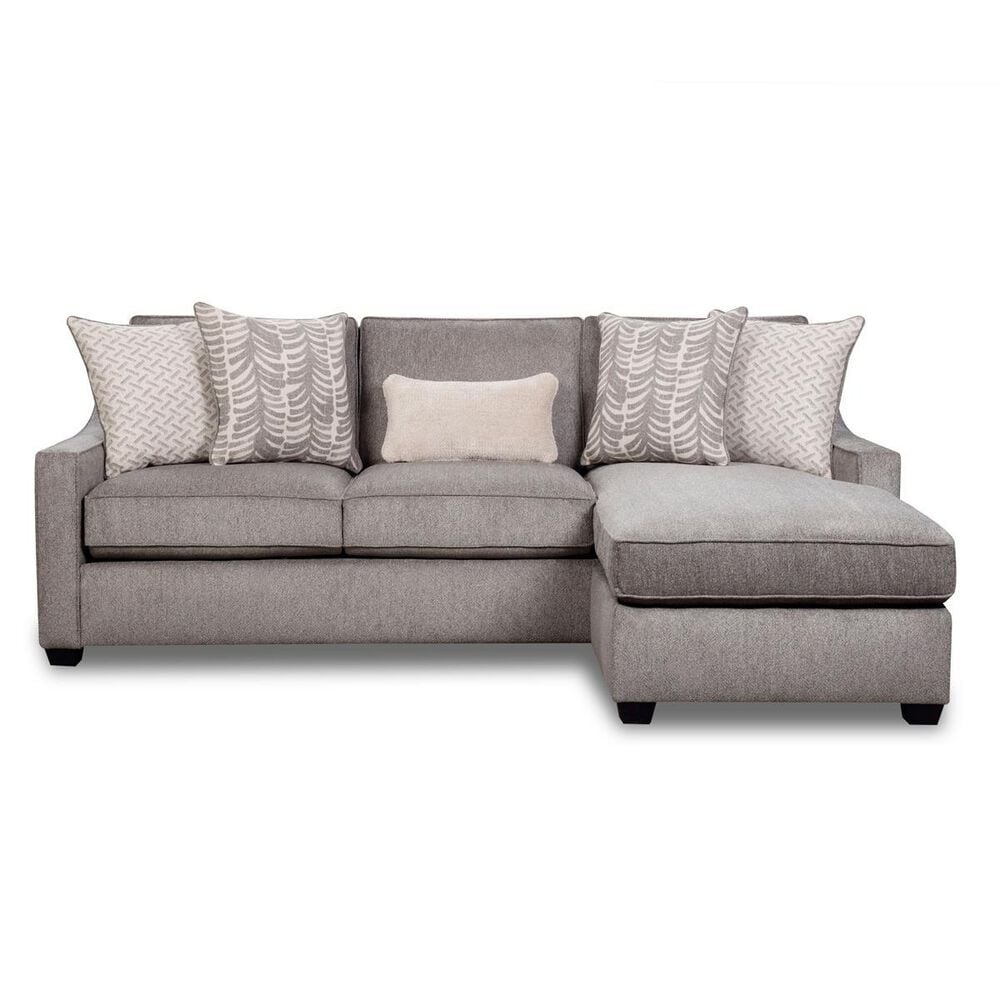 Northwestern St. Charles Right Facing Sofa with Chaise in Granite, , large