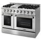Thor Kitchen 48" Freestanding Professional Liquid Propane Range in Stainless Steel, , large