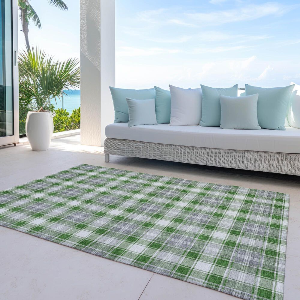 Dalyn Rug Company Wonderland WN25 3&#39; x 5&#39; Green Indoor/Outdoor Area Rug, , large