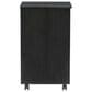 Linon Home Decor Cary 6-Drawer Rolling Cart in Black, , large