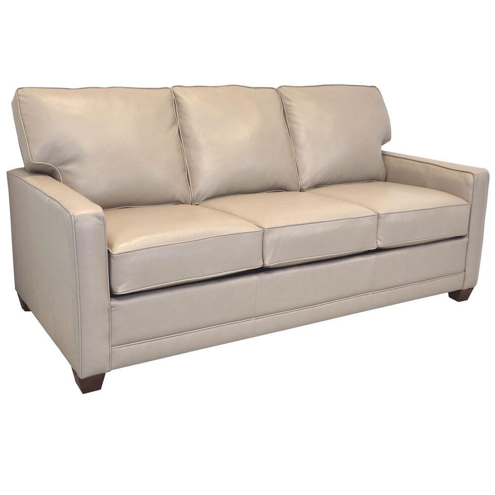 La Crosse Marietta Leather Queen Sofa Sleeper with 5" Innerspring Mattress in Tan, , large