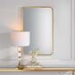 Salt & Light 38" x 24" Wall Mirror in Gold Leaf, , large