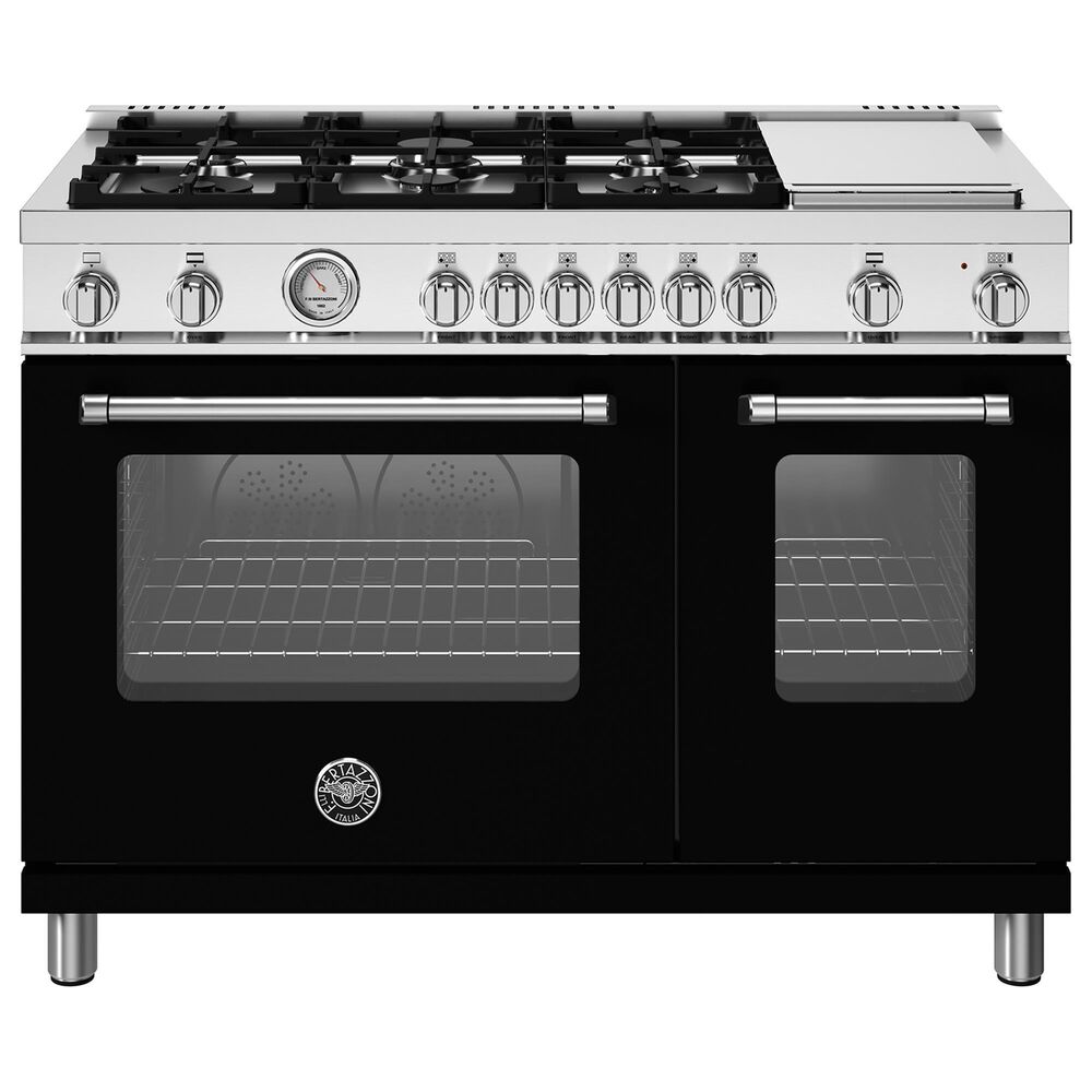 Bertazzoni Master 4.7 Cu.Ft. Gas Range in Nero Matt, , large