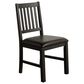 Radius Ashford Side Chair with Brown Cushion in Black, , large
