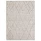 Karastan Tangier RG187-620 8" x 10" Tribal Diamond Silver Area Rug, , large