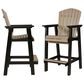 Ashley Fairen Trail Tall Barstool in Black and Driftwood - Set of 2, , large