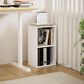 HOMLUX 2-Tier Open Shelf Bookcase in White, , large