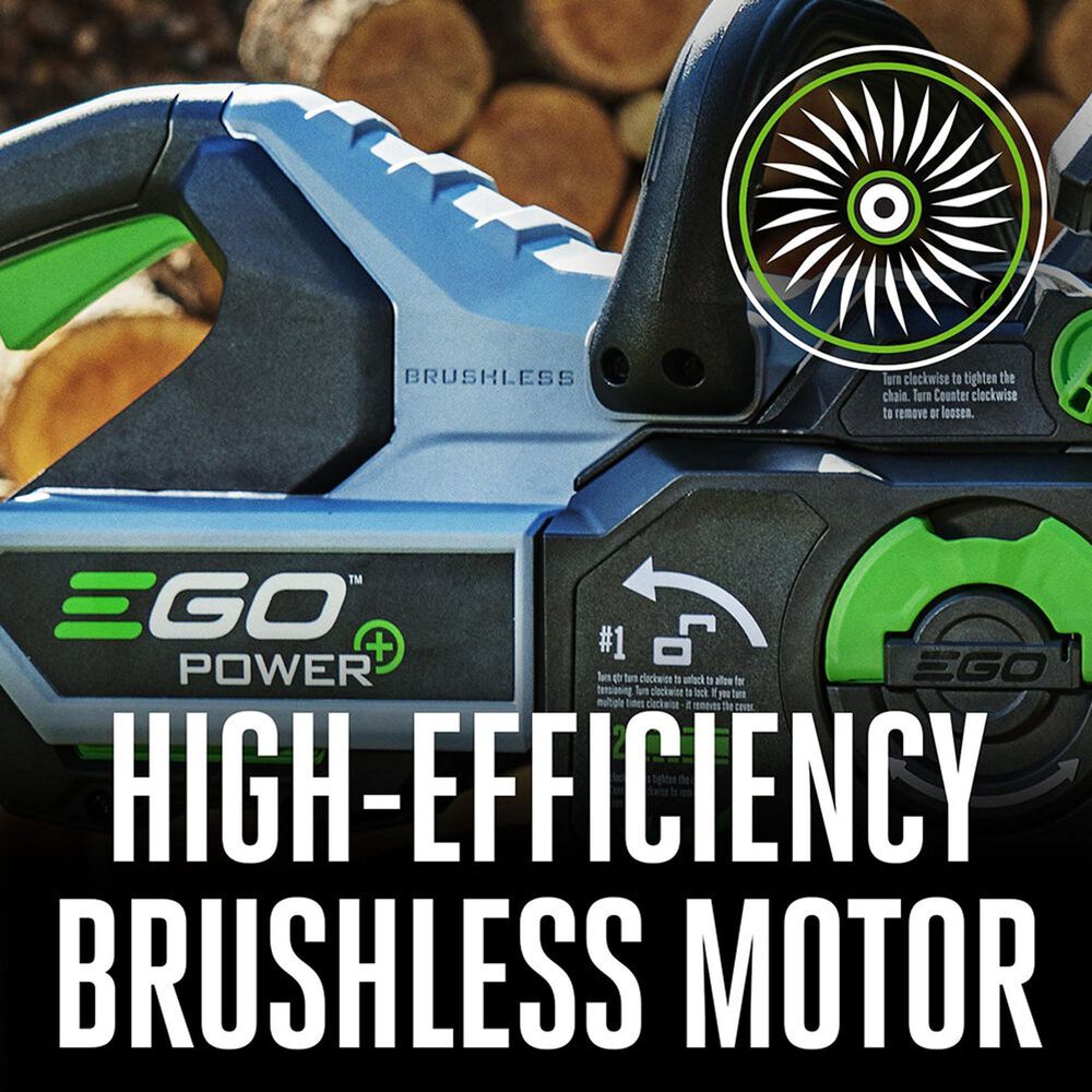 EGO 16&quot; Chainsaw with 4.0Ah Battery and Standard Charger in Gray and Black, , large