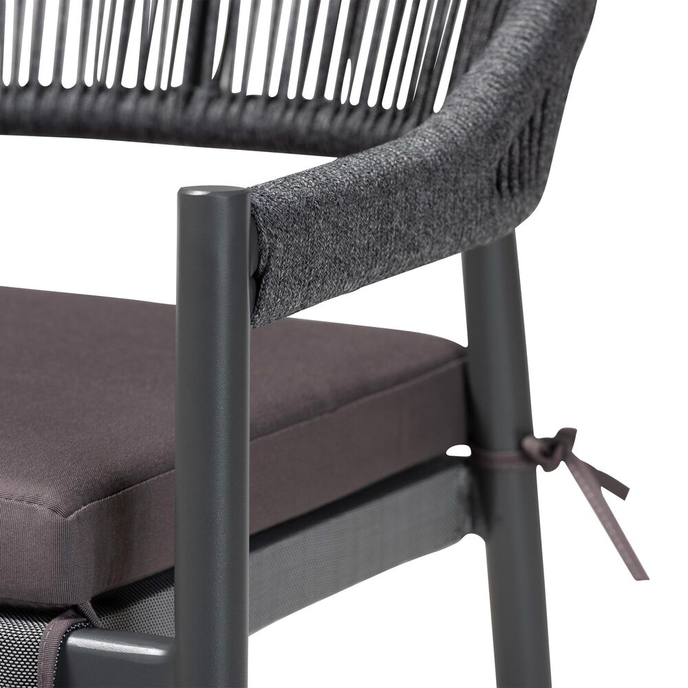 Baxton Studio Wendell Patio Dining Chair in Grey, , large