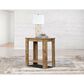Seven Stars Two-Tier Side Table in Brown, , large