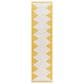 Surya Eagean EAG-2437 Mustard and Ivory 2"7" x 12" Indoor/Outdoor Runner, , large