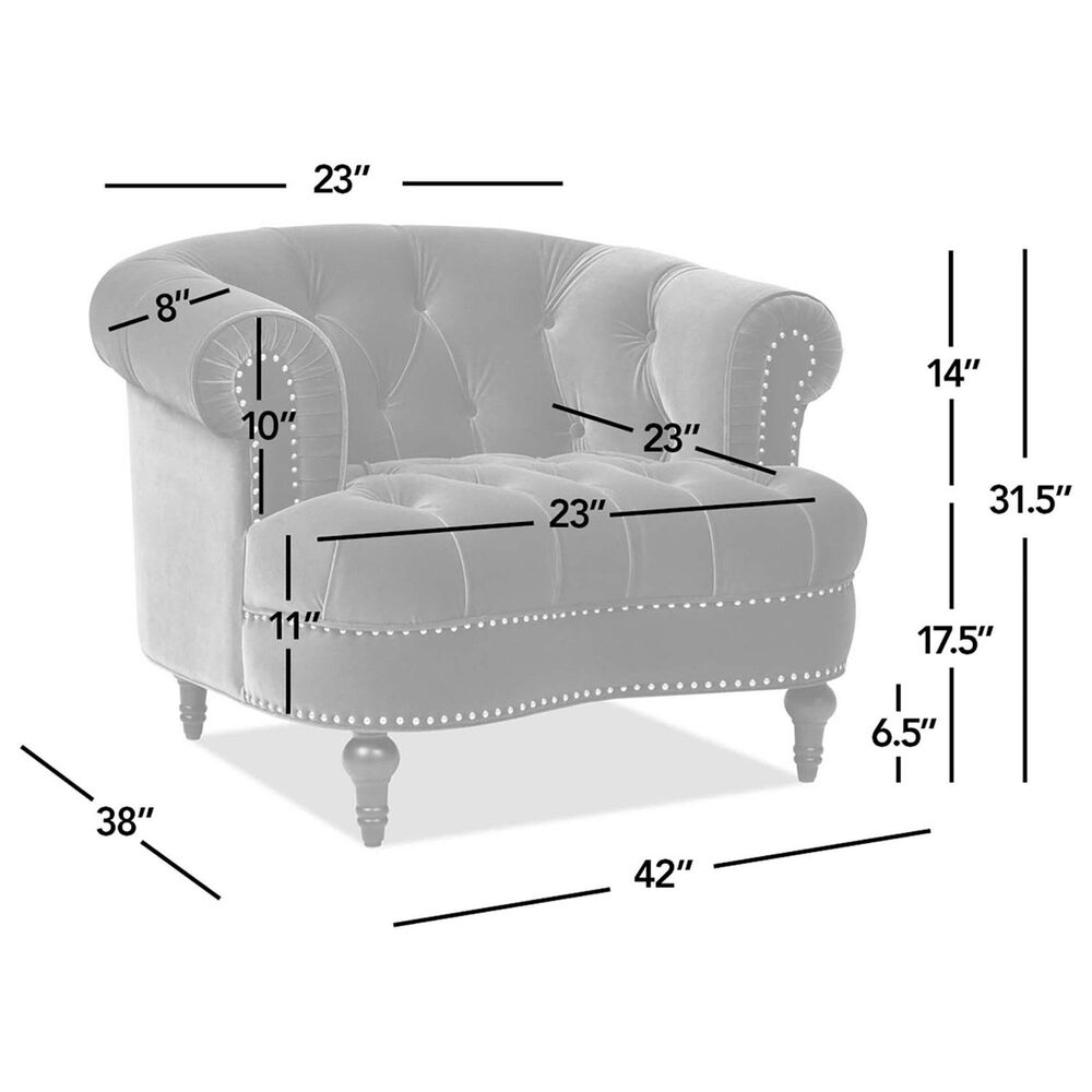 Jennifer Taylor Home La Rosa Accent Chair in Olive Green, , large