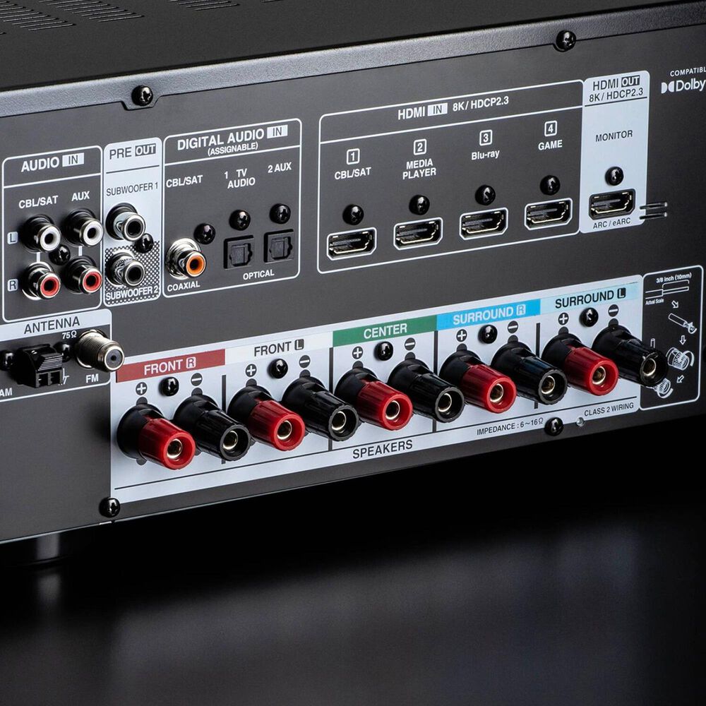 Denon 5.2 Channels AV Receiver in Black, , large