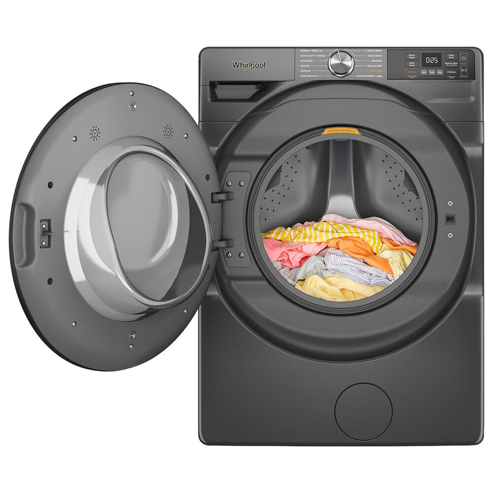 Whirlpool 4.5 cu. ft. Smart Front Load Washer with FreshFlow Vent System in Volcano Black, , large
