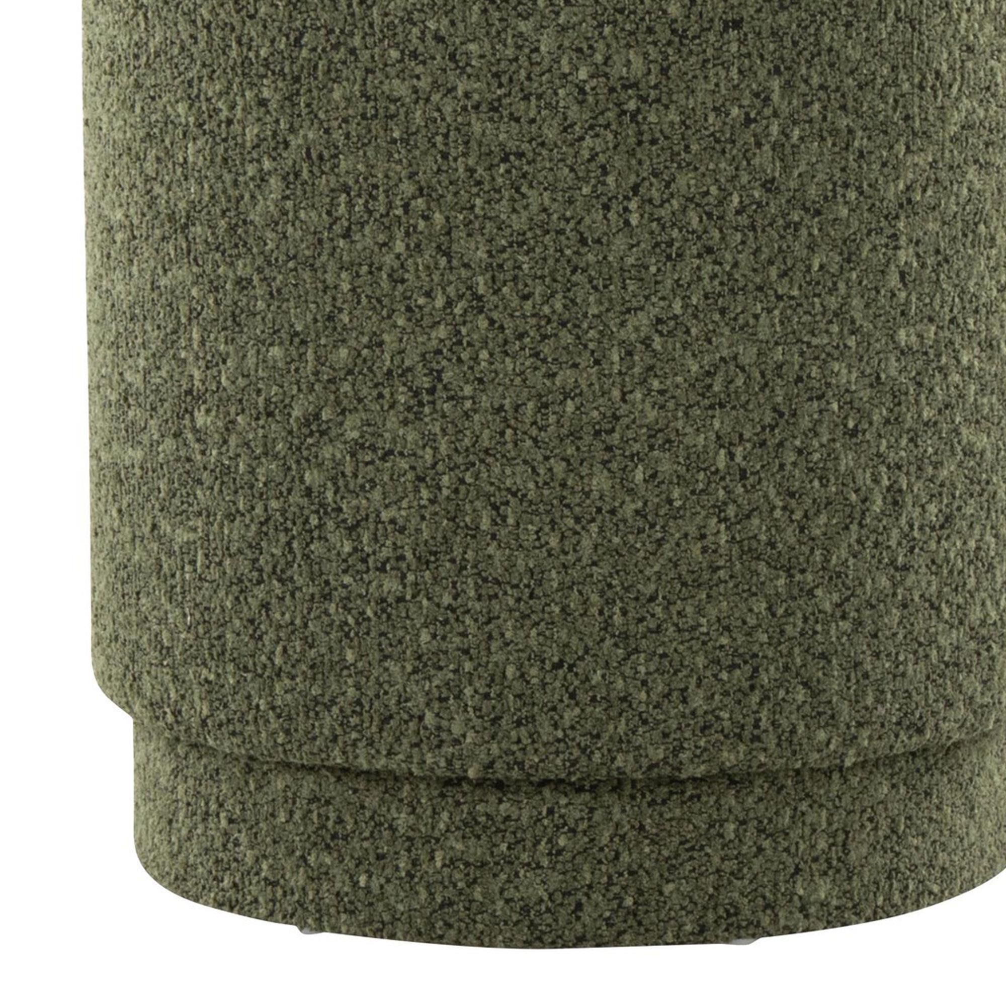 Lumisource Marla 2-Piece Upholstered Ottoman Set in Dark Green