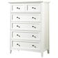 Urban Home Paragon 5 Drawer Chest in White, , large