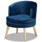 Baxton Studio Baptiste Accent Chair in Navy Blue, , large