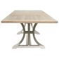 Ashley Trestle Dining Table and Chairs in Antique White and Brown, , large