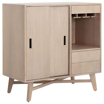 Sunpan Trading & Importing Caven Bar Cabinet in Light Oak, , large