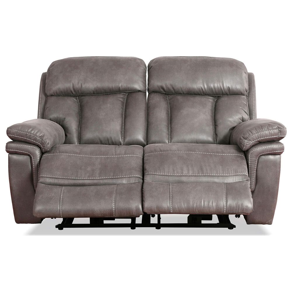 Blue River Estelle Power Reclining Loveseat in Gunmetal, , large