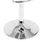 Lumisource Ale Swivel Adjustable Barstool with Black Seat in Chrome (Set of 2), , large