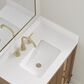 37B Fenwick 30" Single Bathroom Vanity in Kona with Glossy White Composite Stone Top and Backsplash, , large