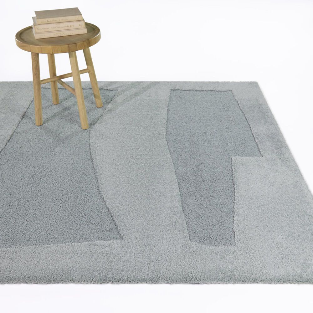 Balta Rugs Cocoon Rebek Teal 5'3" x 7' Area Rug, , large