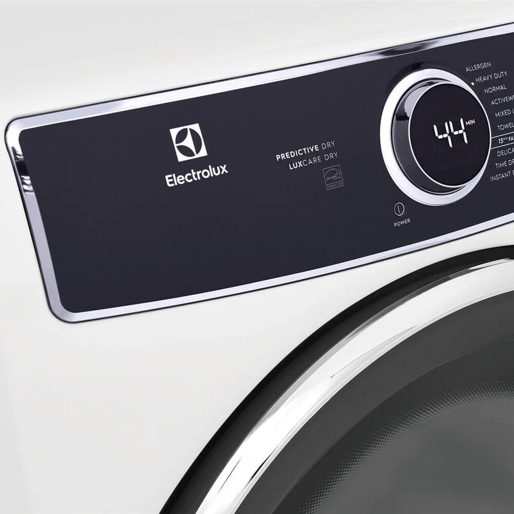 Electrolux 4.5 Cu. Ft. Front Load Washer and 8 Cu. Ft. Gas Dryer Laundry Pair in White, , large