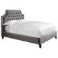 Simeon Collection Jasmine Queen Upholstered Bed in Flannel, , large