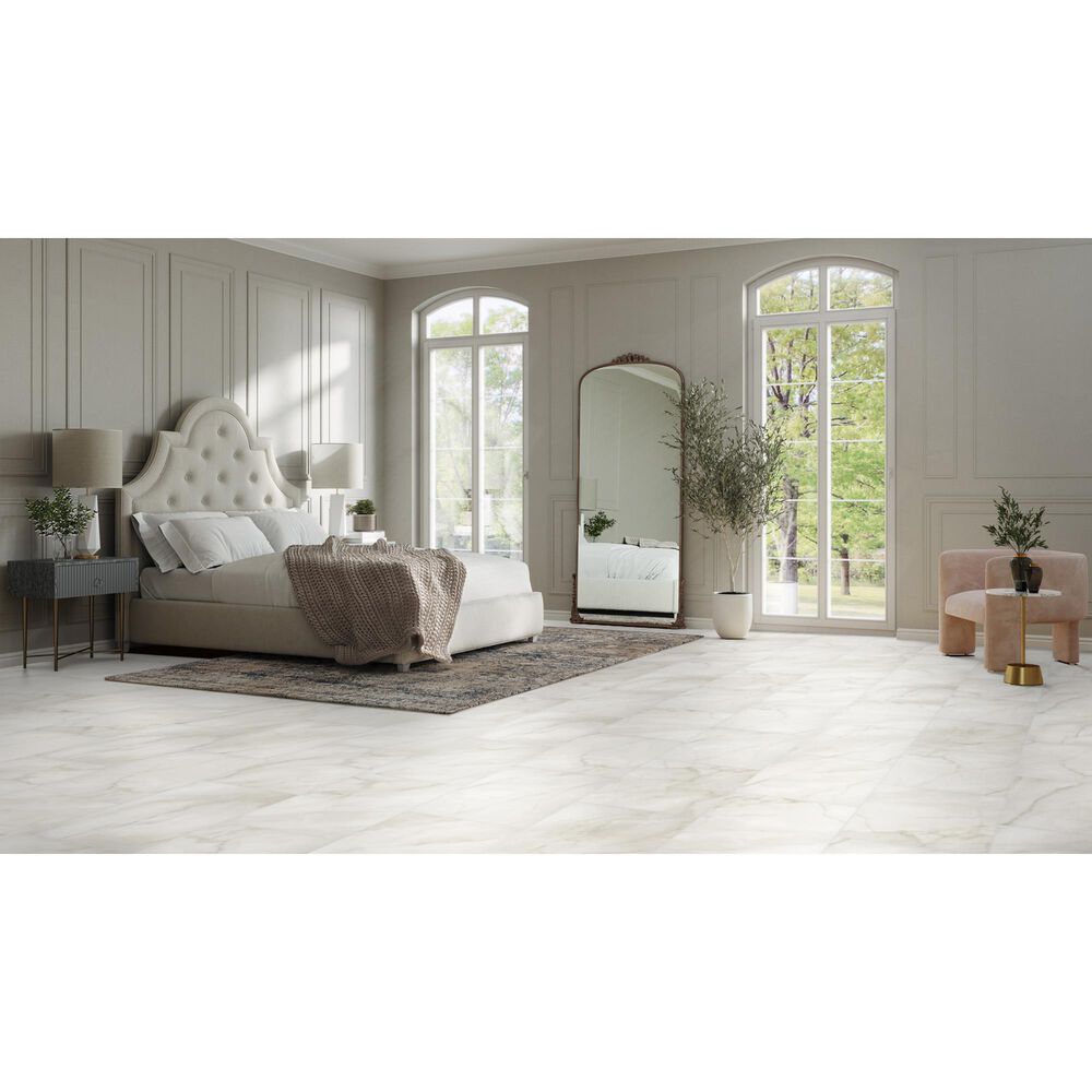Mannington Adura Pro Loose Lay Calacatta Ivory 12" x 24" Luxury Vinyl Plank, , large