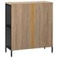 OSP Home Ace 2-Shelf Bookcase in Brown, , large