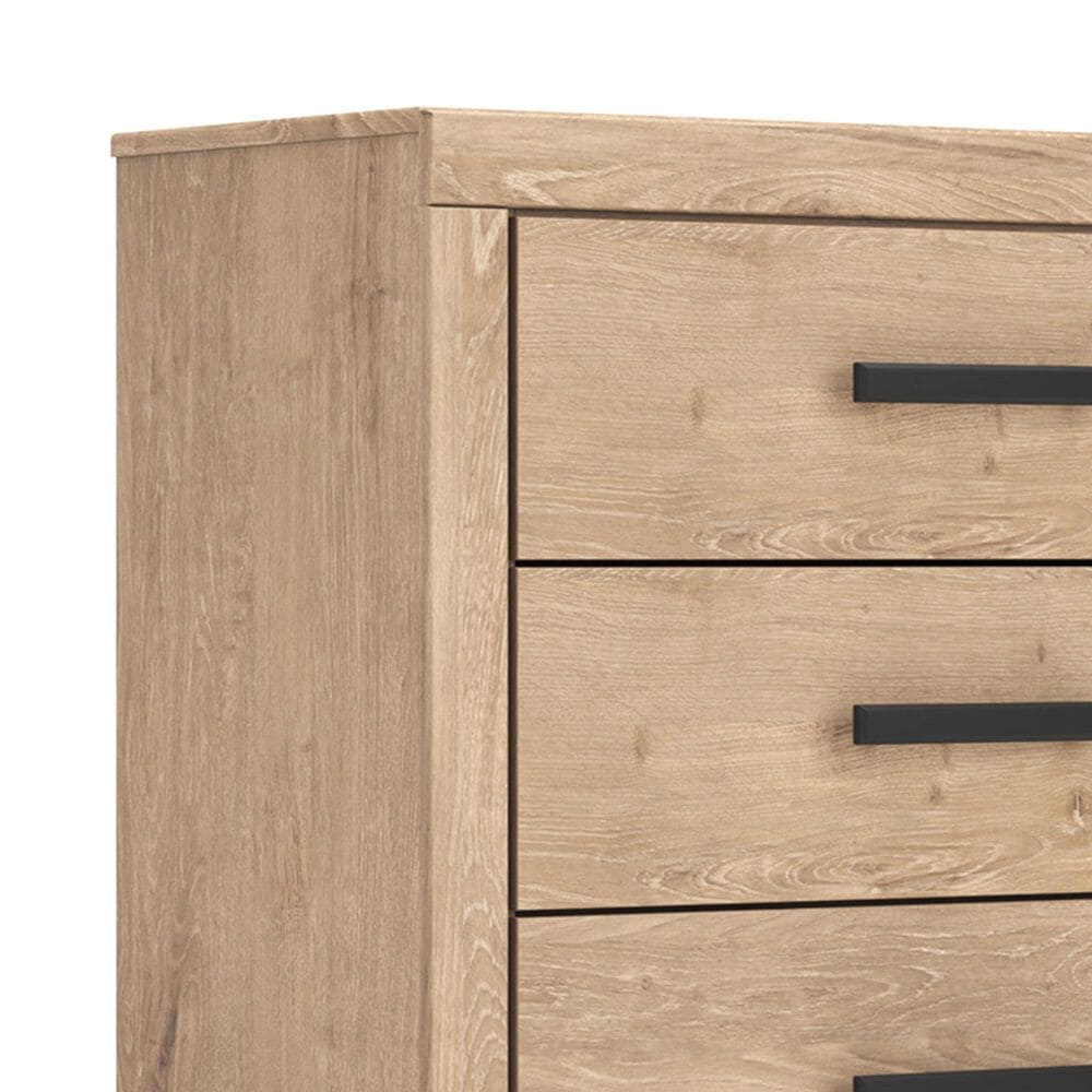 Ashley Sanginlane 5-Drawer Chest in Tan, , large