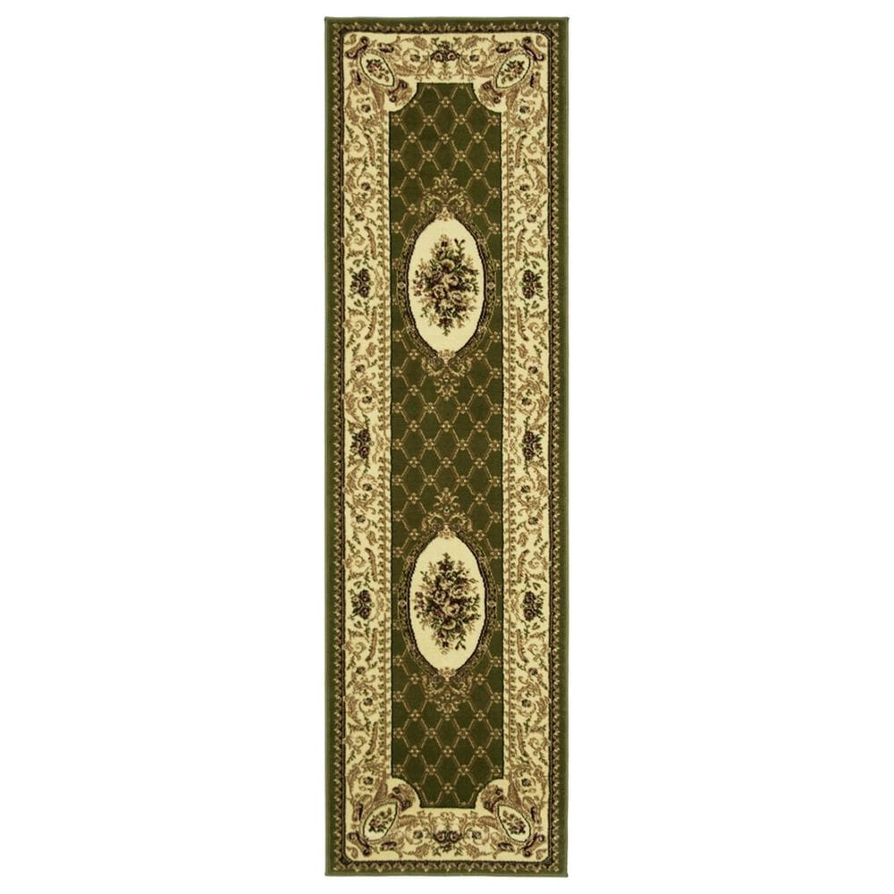 Safavieh Lyndhurst LNH223 2"3" x 8" Sage and Ivory Runner, , large