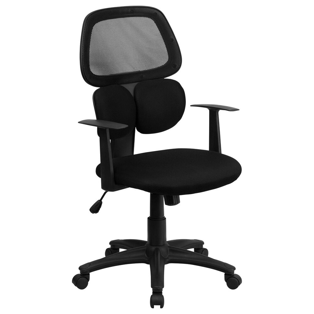 Flash Furniture Swivel Task Chair in Black, , large