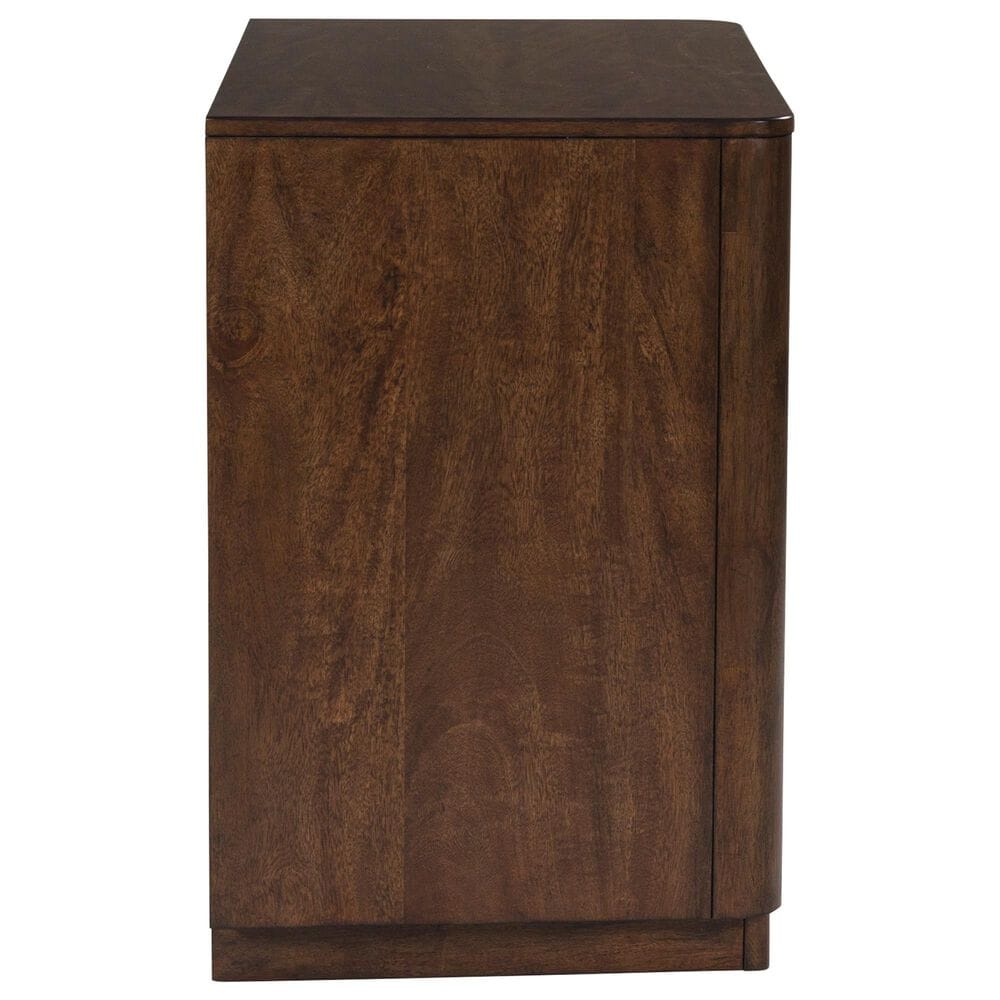 Millenium Dilenno 2 Ball Bearing Smooth Gliding Drawer Nightstand in Dark Brown, , large