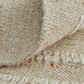 Feizy Ashby Striped 3"6" x 5"6" Ivory and Beige Area Rug, , large
