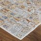 Feizy Laina Geometric 5" x 7"10" Beige and Gray Area Rug, , large