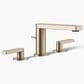 Kohler Composed Widespread Bathroom Sink Faucet in Vibrant Brushed Bronze, , large