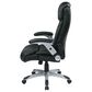 OSP Home Executive Bonded Leather Chair with Black Cushion, , large