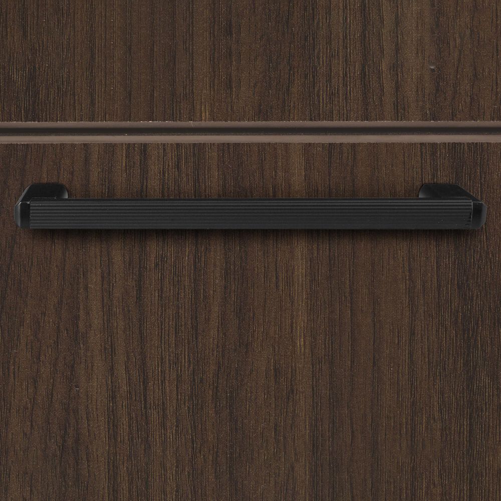 Regency Global Sourcing Legacy 71" L-Shaped Desk with Double Full Pedestal Drawer Unit in Neo Walnut, , large