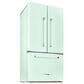 Unique Appliances Classic Retro 21.4 Cu. Ft Frost Free Counter Depth French Door Refrigerator in Summer Mint Green, , large