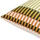 Surya Jason Wu 20" Square Throw Pillow in Cream, Orange, Yellow, Grass Green and Dark Green, , large