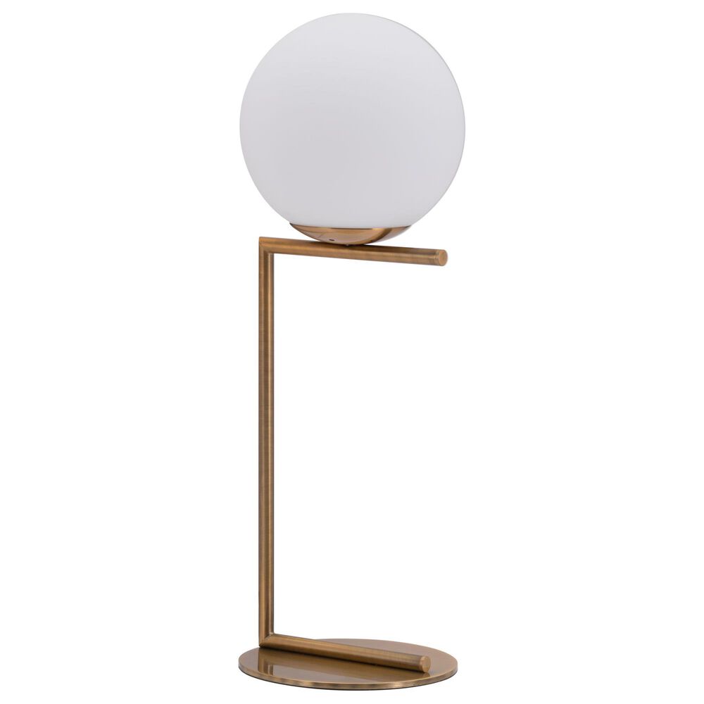 Zuo Modern Belair Table Lamp in Brass, , large