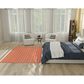 Nourison Twist Reversible 5" x 7" Coral Indoor/Outdoor Area Rug, , large